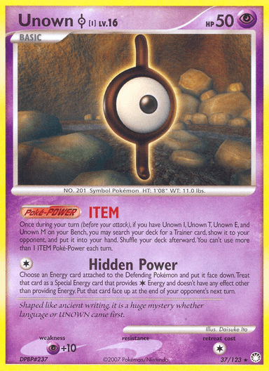 Unown [I], Mysterious Treasures 37