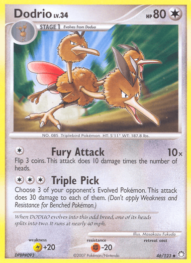 Dodrio, Mysterious Treasures 46