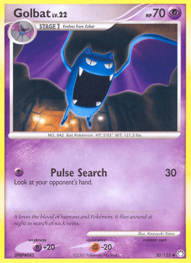 Golbat, Mysterious Treasures 50