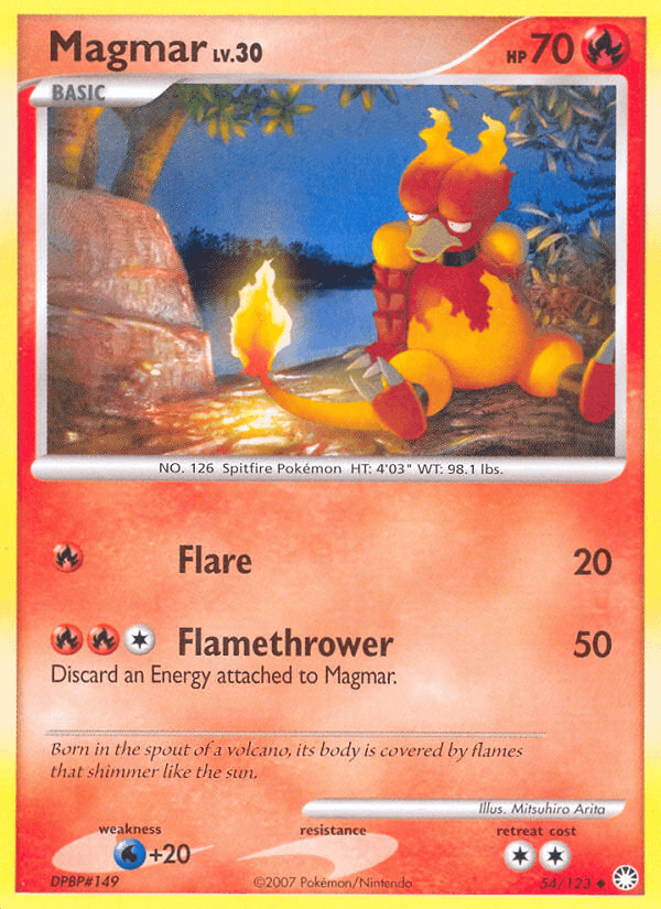 Magmar, Mysterious Treasures 54