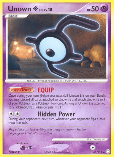 Unown [E], Mysterious Treasures 65