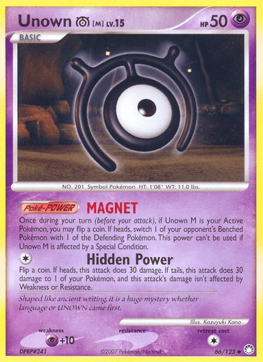 Unown [M], Mysterious Treasures 66
