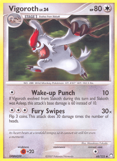 Vigoroth, Mysterious Treasures 68