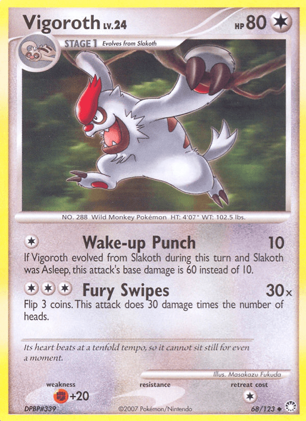 Vigoroth, Mysterious Treasures 68