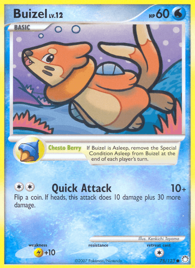 Buizel, Mysterious Treasures 75