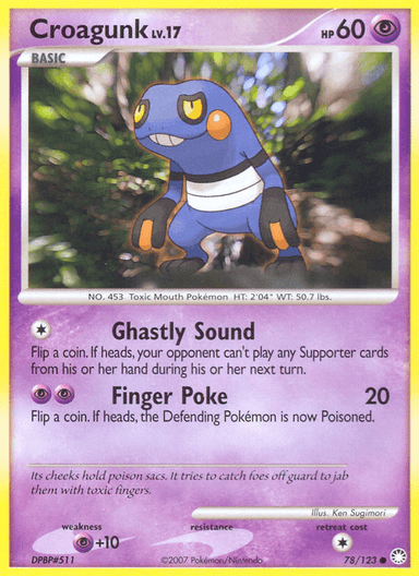 Croagunk, Mysterious Treasures 78