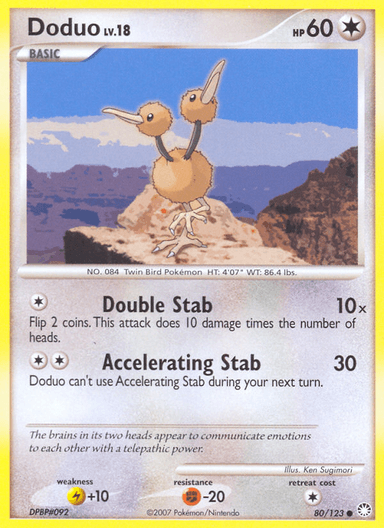 Doduo, Mysterious Treasures 80