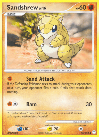 Sandshrew, Mysterious Treasures 96