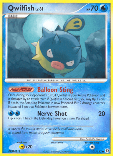 Qwilfish, Secret Wonders 101