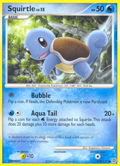 Squirtle, Secret Wonders 112