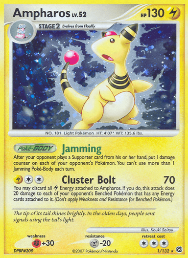 Ampharos, Secret Wonders 1