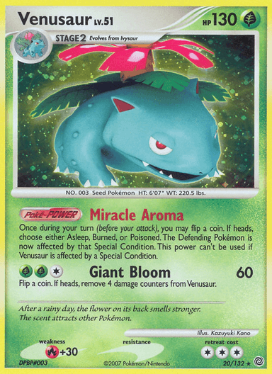 Venusaur, Secret Wonders 20