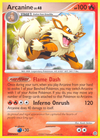Arcanine, Secret Wonders 22