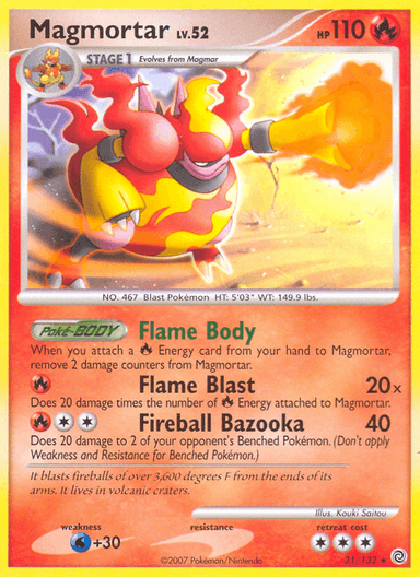 Magmortar, Secret Wonders 31