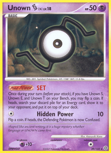 Unown [S], Secret Wonders 39