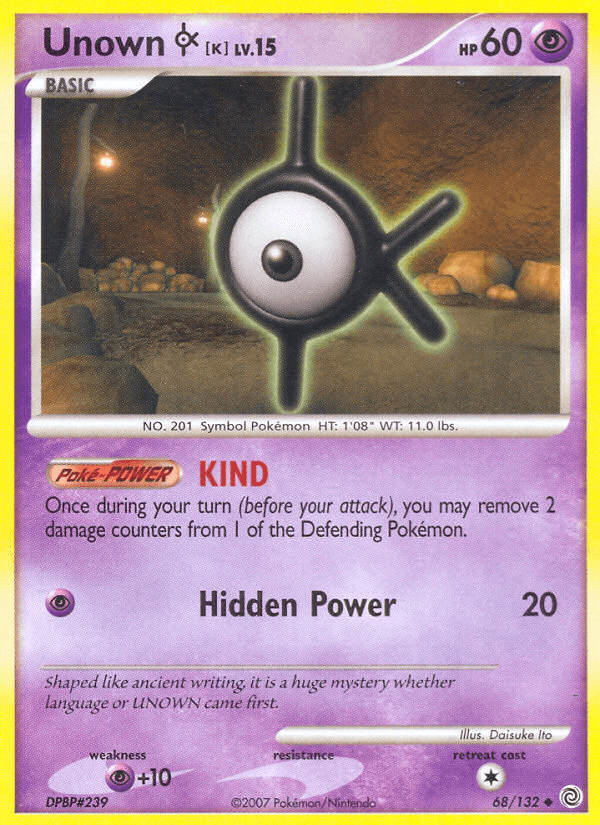 Unown [K], Secret Wonders 68