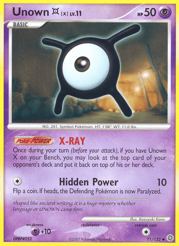 Unown [X], Secret Wonders 71