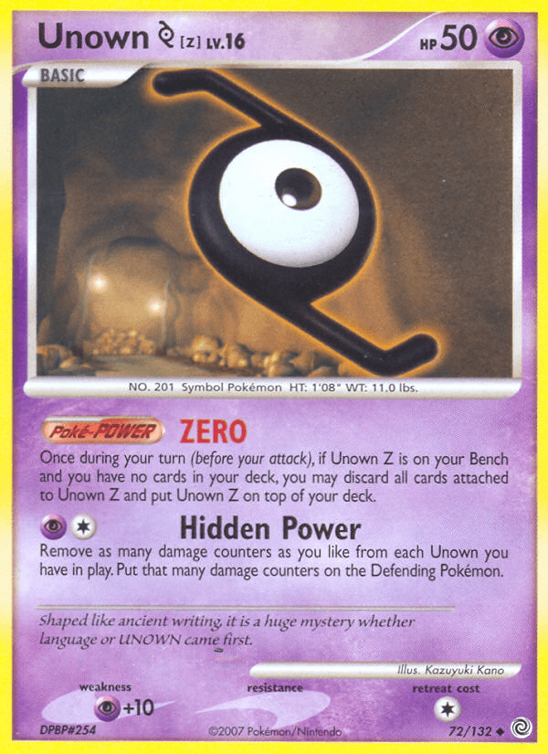 Unown [Z], Secret Wonders 72