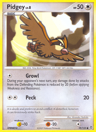 Pidgey, Secret Wonders 99