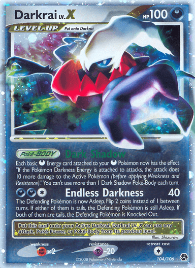 Darkrai LV.X, Great Encounters 104