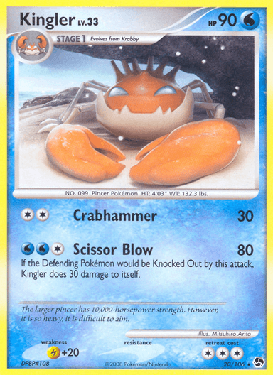Kingler, Great Encounters 20