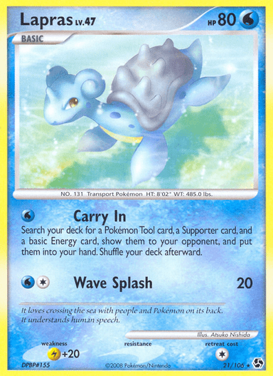 Lapras, Great Encounters 21
