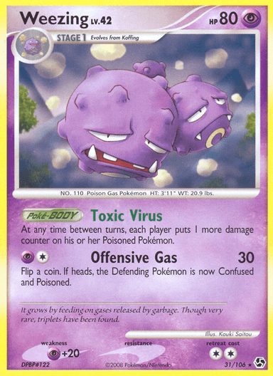 Weezing, Great Encounters 31