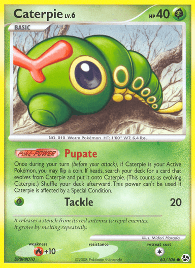 Caterpie, Great Encounters 63