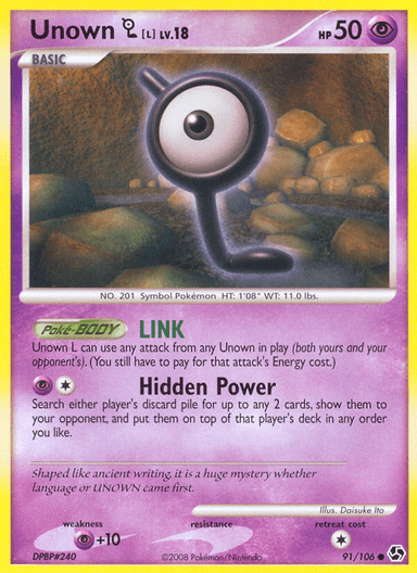Unown [L], Great Encounters 91