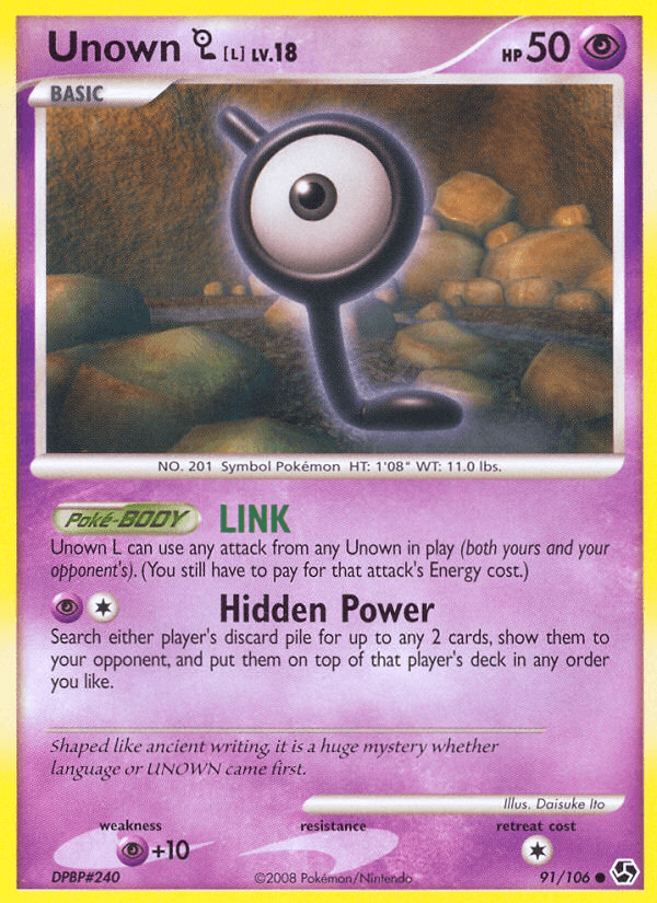 Unown [L], Great Encounters 91