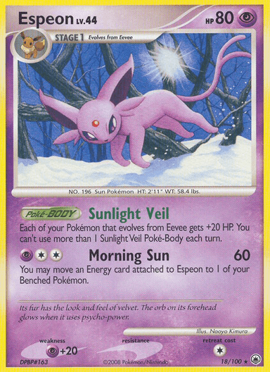 Espeon, Majestic Dawn 18