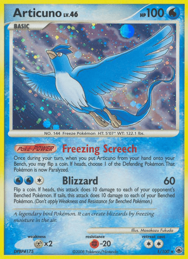 Articuno, Majestic Dawn 1
