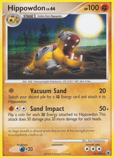 Hippowdon, Majestic Dawn 21