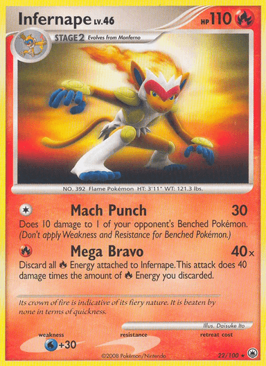 Infernape, Majestic Dawn 22