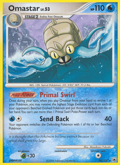 Omastar, Majestic Dawn 26