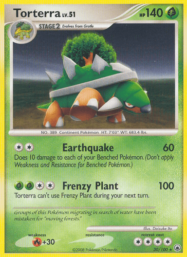 Torterra, Majestic Dawn 30
