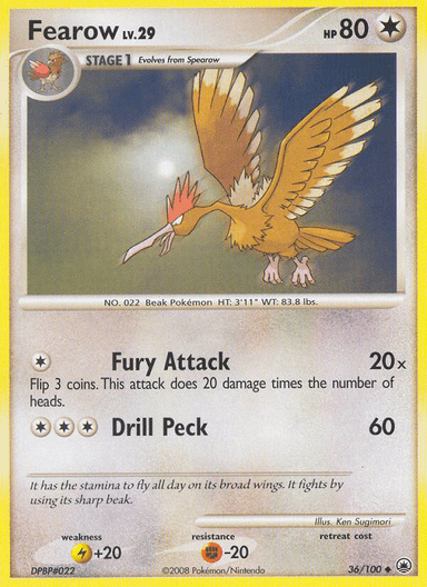 Fearow, Majestic Dawn 36
