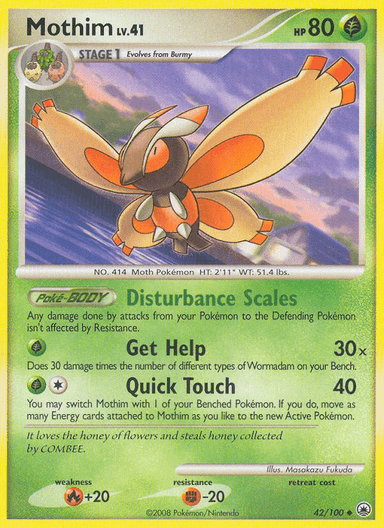 Mothim, Majestic Dawn 42