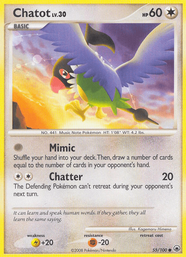 Chatot, Majestic Dawn 55