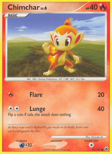 Chimchar, Majestic Dawn 56