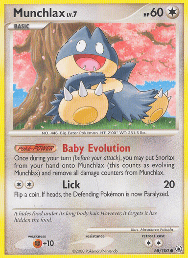 Munchlax, Majestic Dawn 68