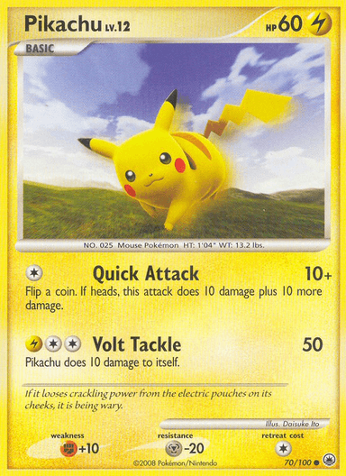 Pikachu, Majestic Dawn 70