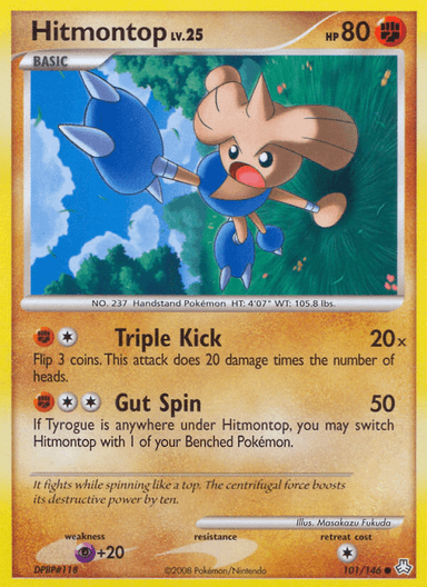 Hitmontop, Legends Awakened 101