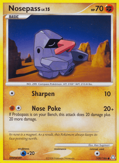 Nosepass, Legends Awakened 109