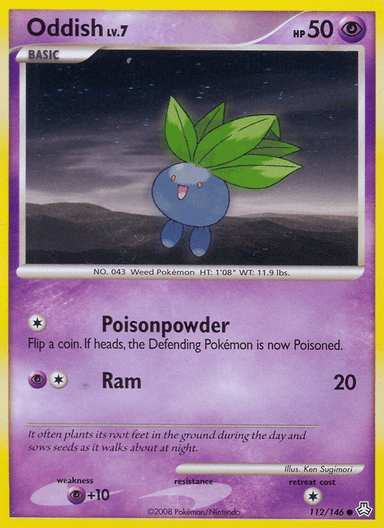 Oddish, Legends Awakened 112