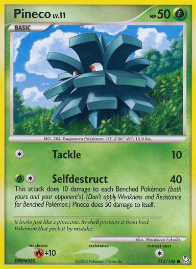 Pineco, Legends Awakened 113