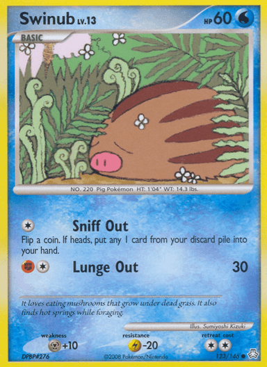 Swinub, Legends Awakened 123