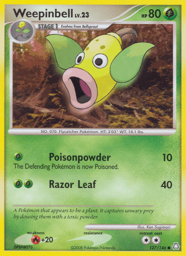 Weepinbell, Legends Awakened 127