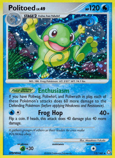 Politoed, Legends Awakened 12