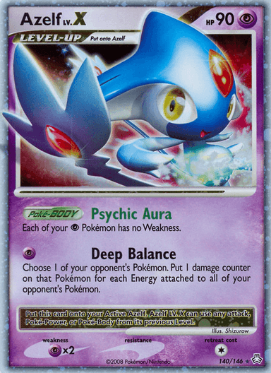 Azelf LV.X, Legends Awakened 140